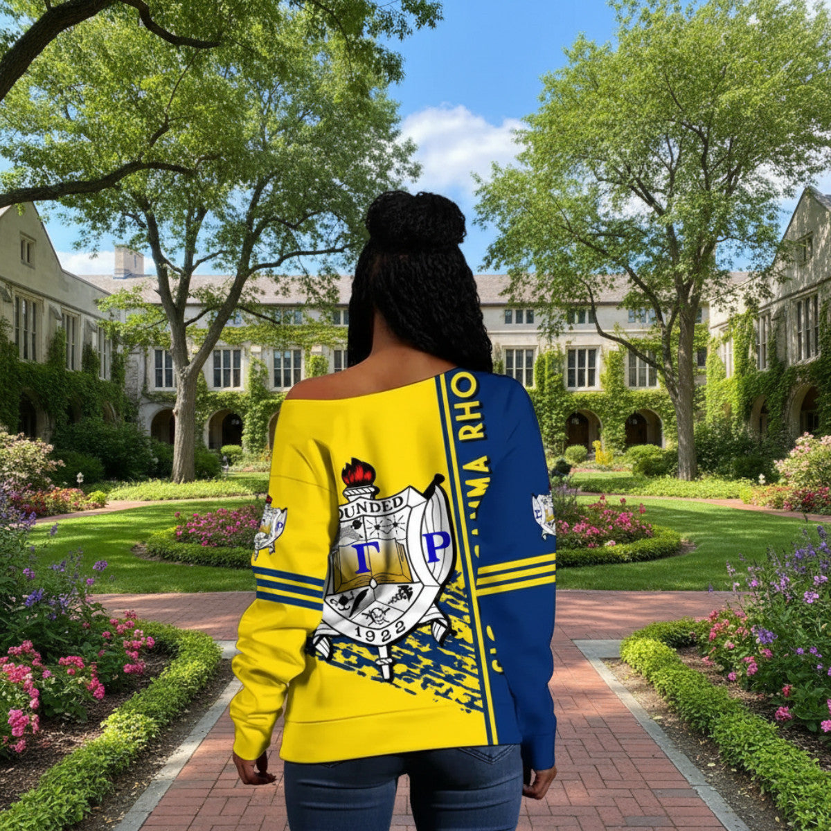 SGRhos 1922 Sisterhood Off Shoulder Sweaters - Brush Style