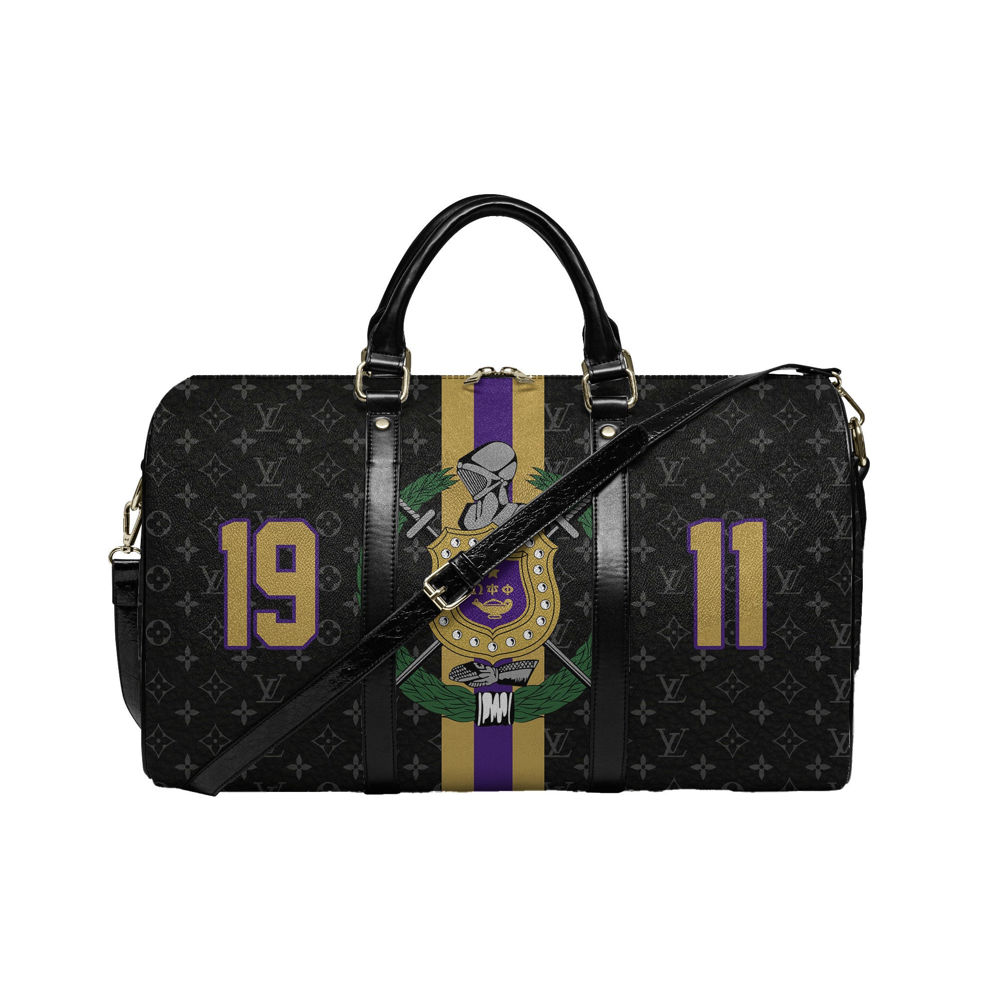 Omega Psi Phi Fraternity Louis Vuitton Travel Duffle Bag