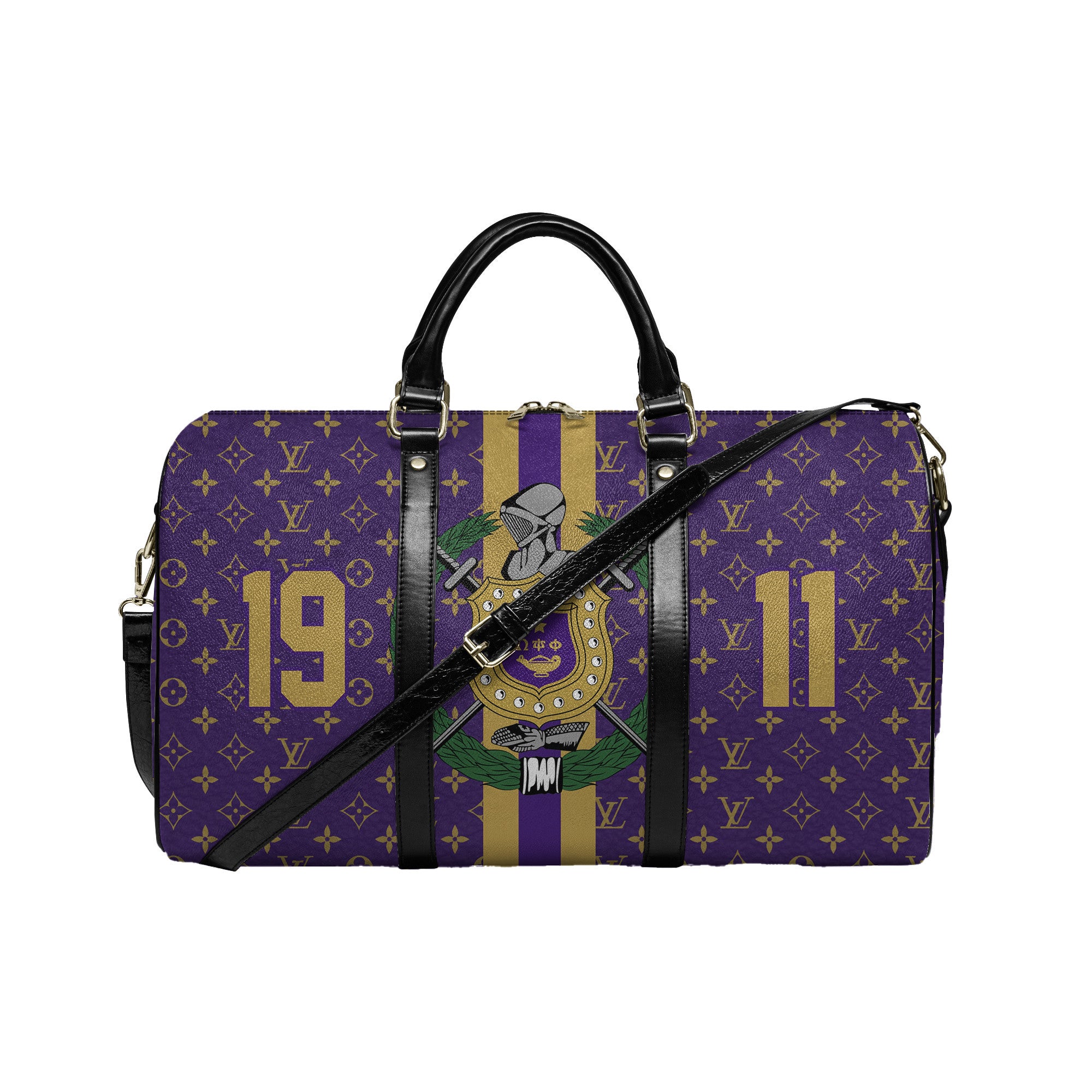 Omega Psi Phi Fraternity Louis Vuitton Travel Duffle Bag