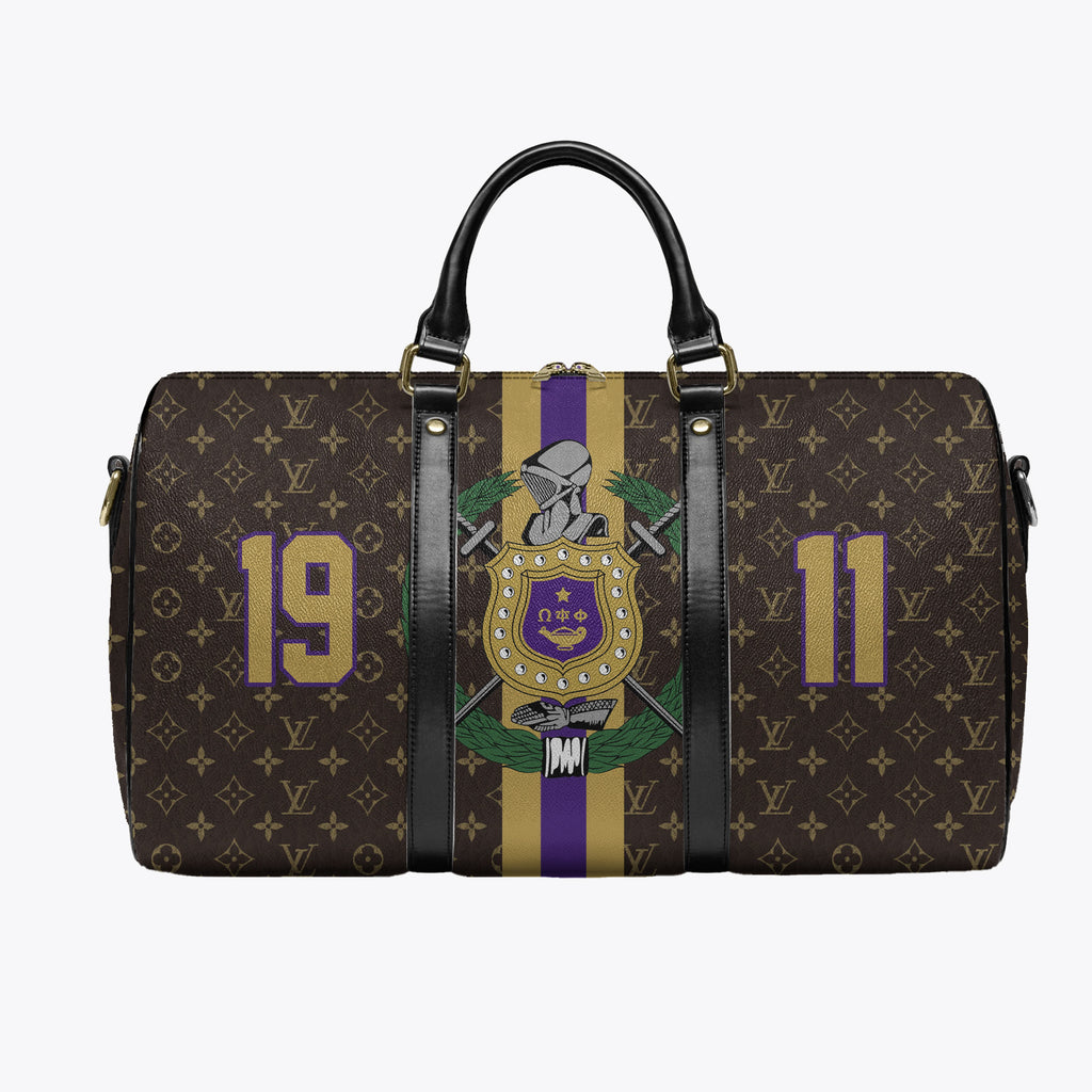 Omega Psi Phi Fraternity Louis Vuitton Travel Duffle Bag