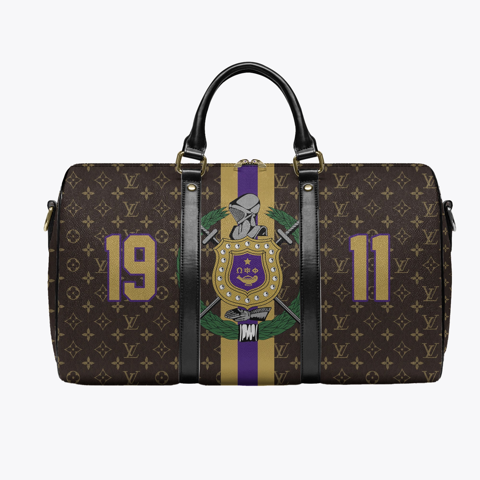 Omega Psi Phi Fraternity Louis Vuitton Travel Duffle Bag