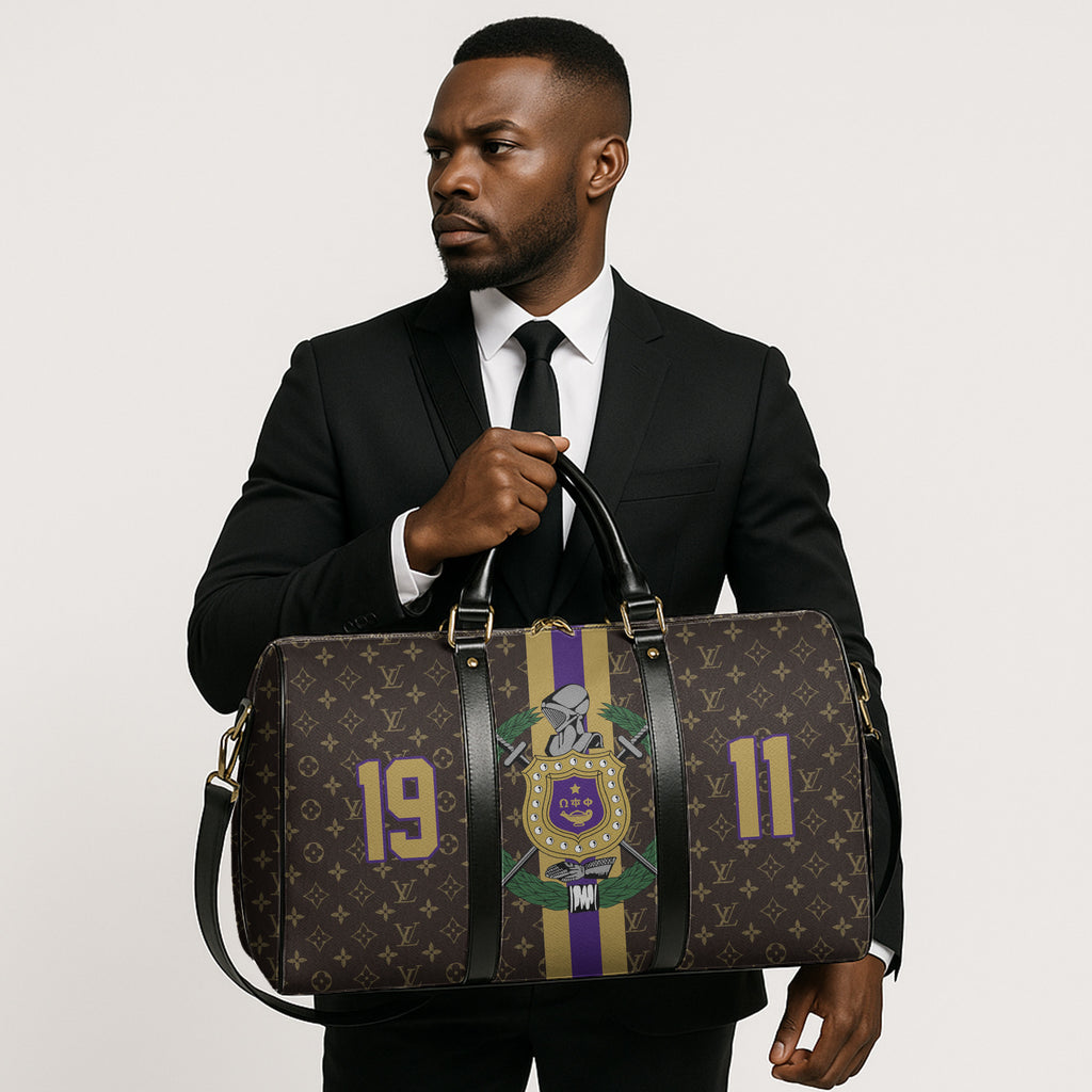 Omega Psi Phi Fraternity Louis Vuitton Travel Duffle Bag