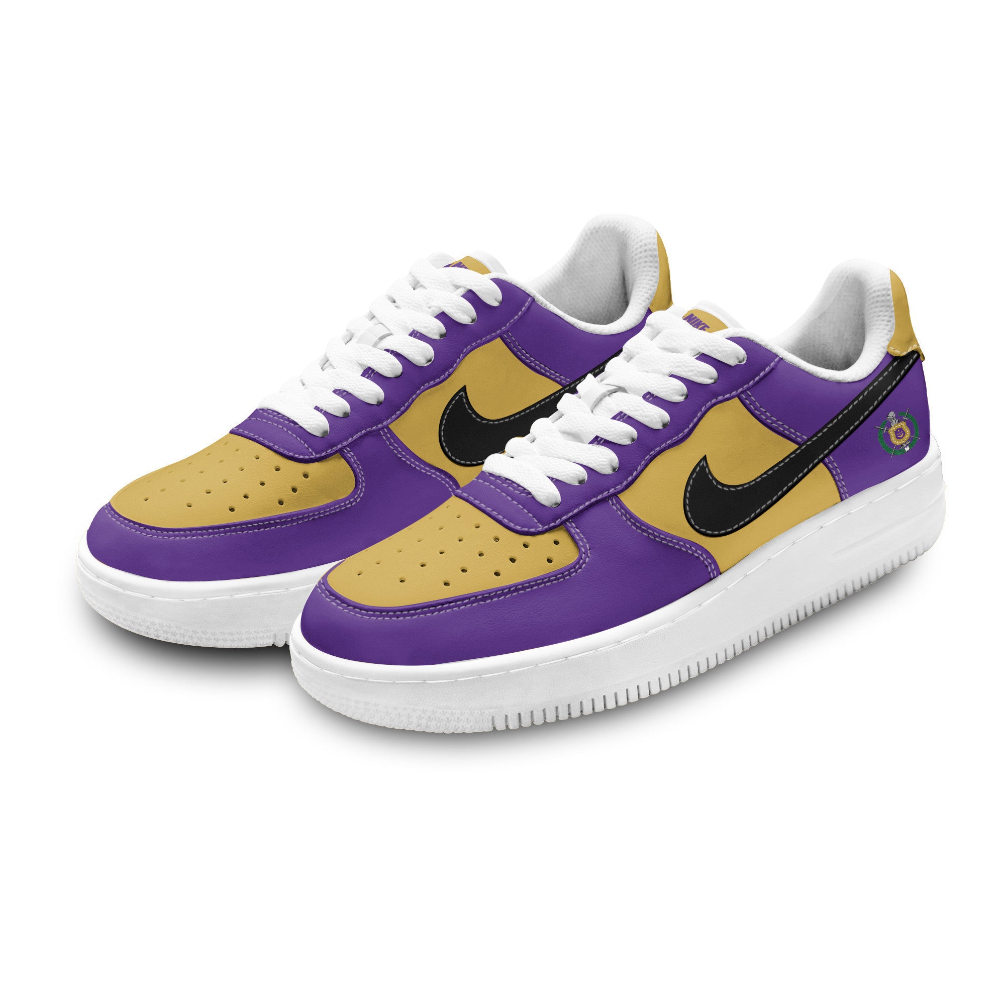 (Personalized) Omega Psi Phi Fraternity Nike Air Force 1 Shoes