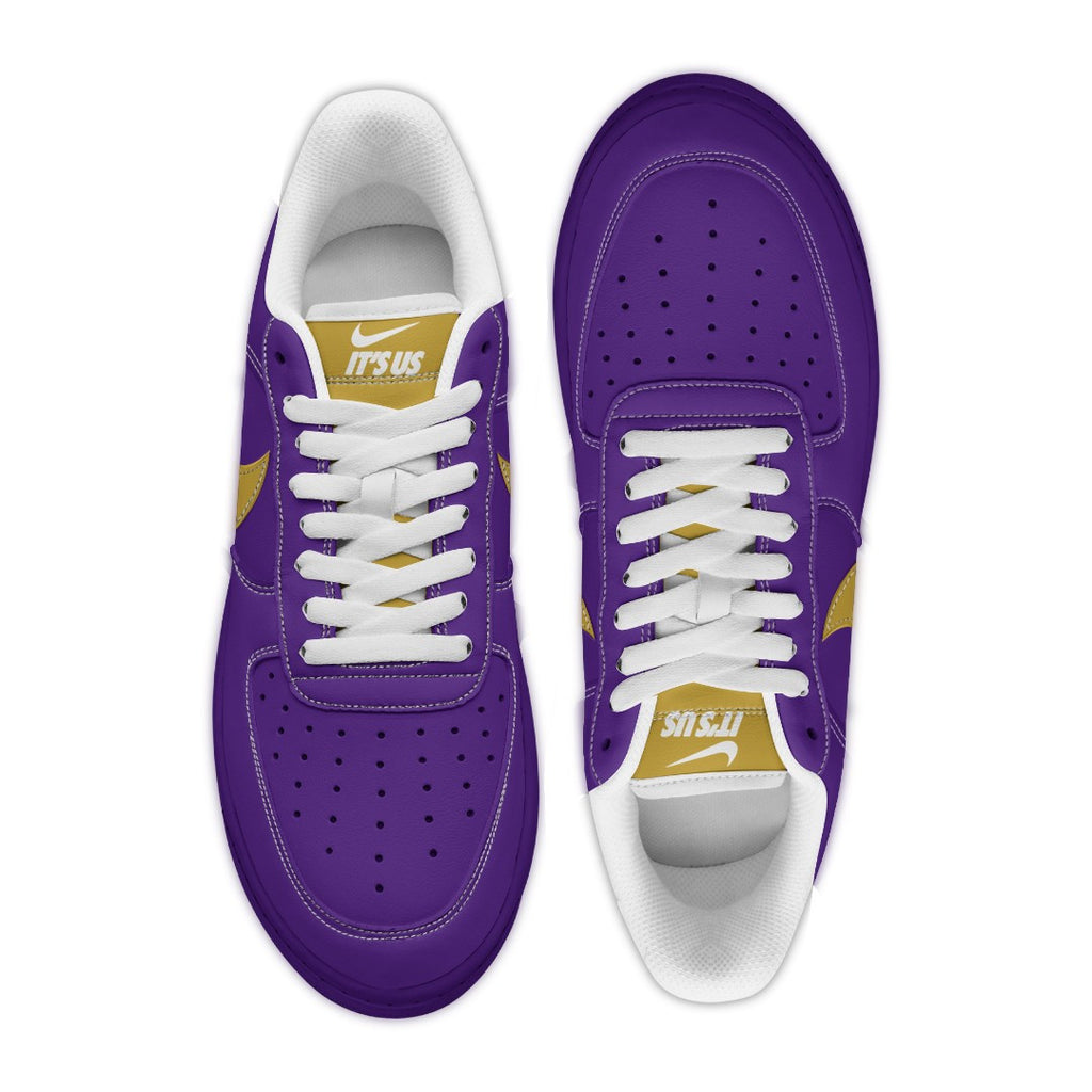 (Personalized) Omega Psi Phi Fraternity NAF It's Us Shoes Royal Purple Ver T5