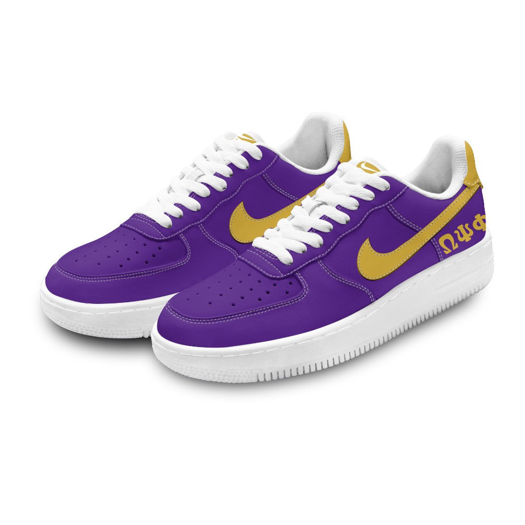 (Personalized) Omega Psi Phi Fraternity NAF It's Us Shoes Royal Purple Ver T5
