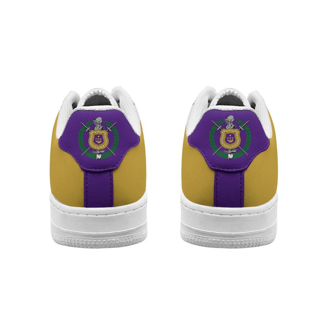 (Personalized) Omega Psi Phi Fraternity NAF It's Us Shoes Old Gold Ver T5